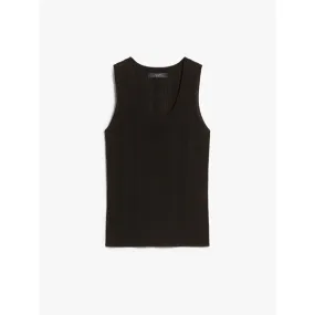 Max Mara Ceylon Vest Top Black