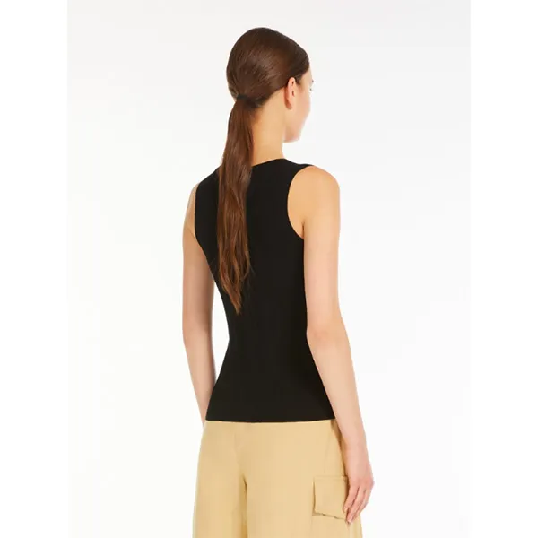 Max Mara Ceylon Vest Top Black