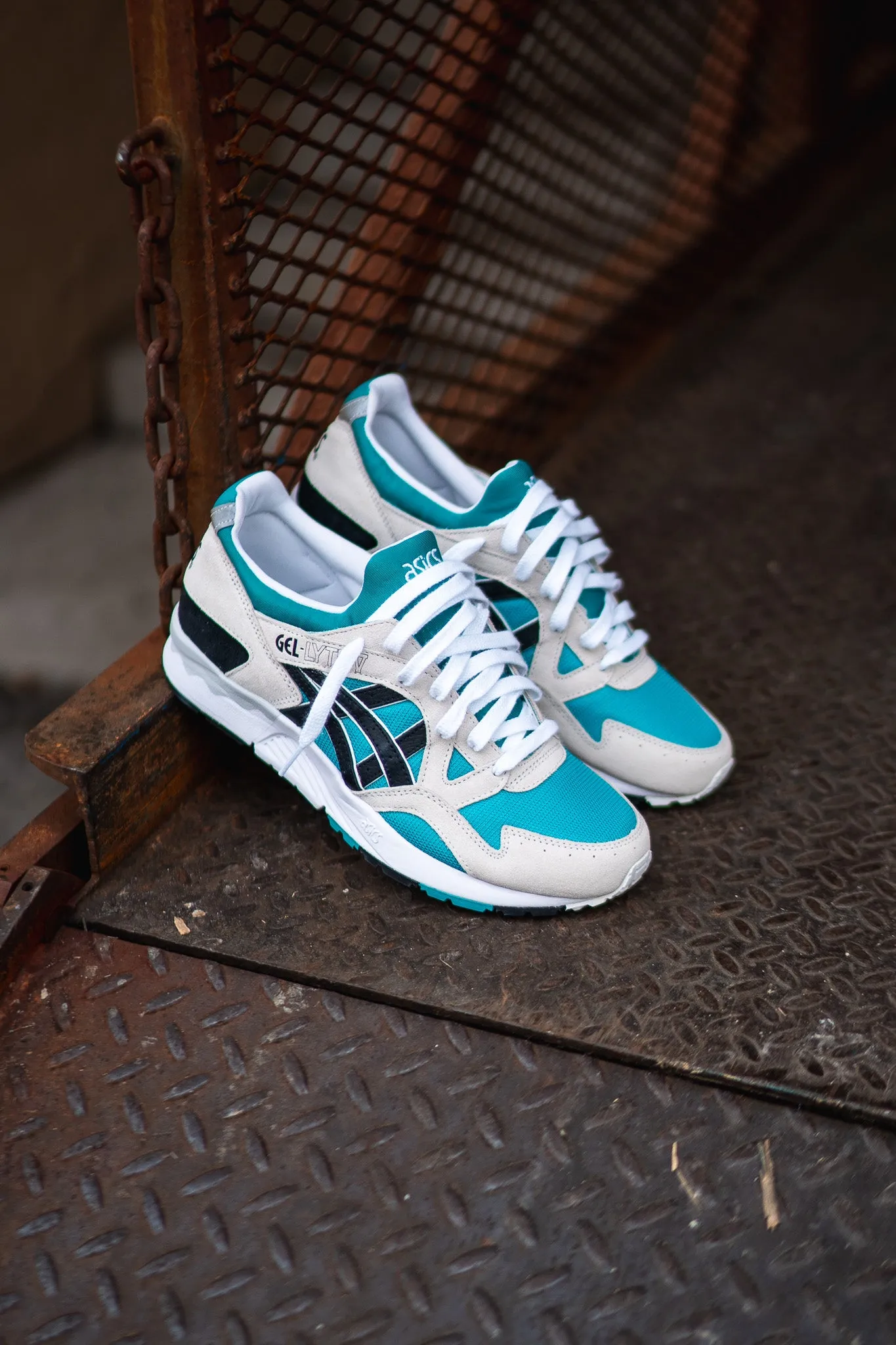 Mens Asics Gel-Lyte V (Baltic Jewel/Black)