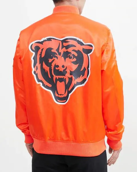 Men’s Pro Standard Chicago Bears Satin Jacket Orange