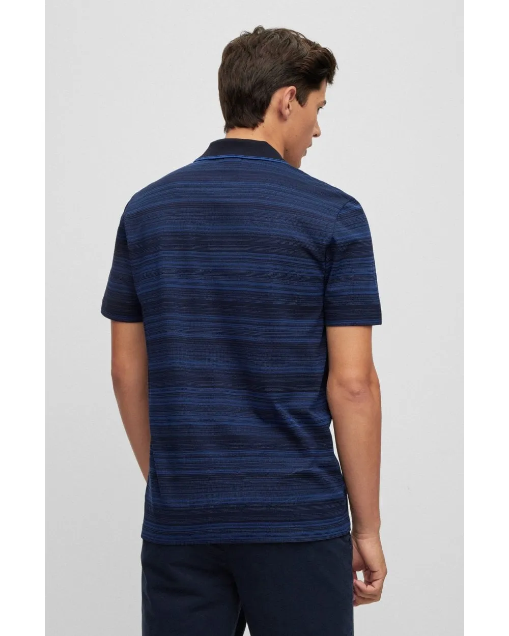 Mens Pye Polo Shirt Dark Navy