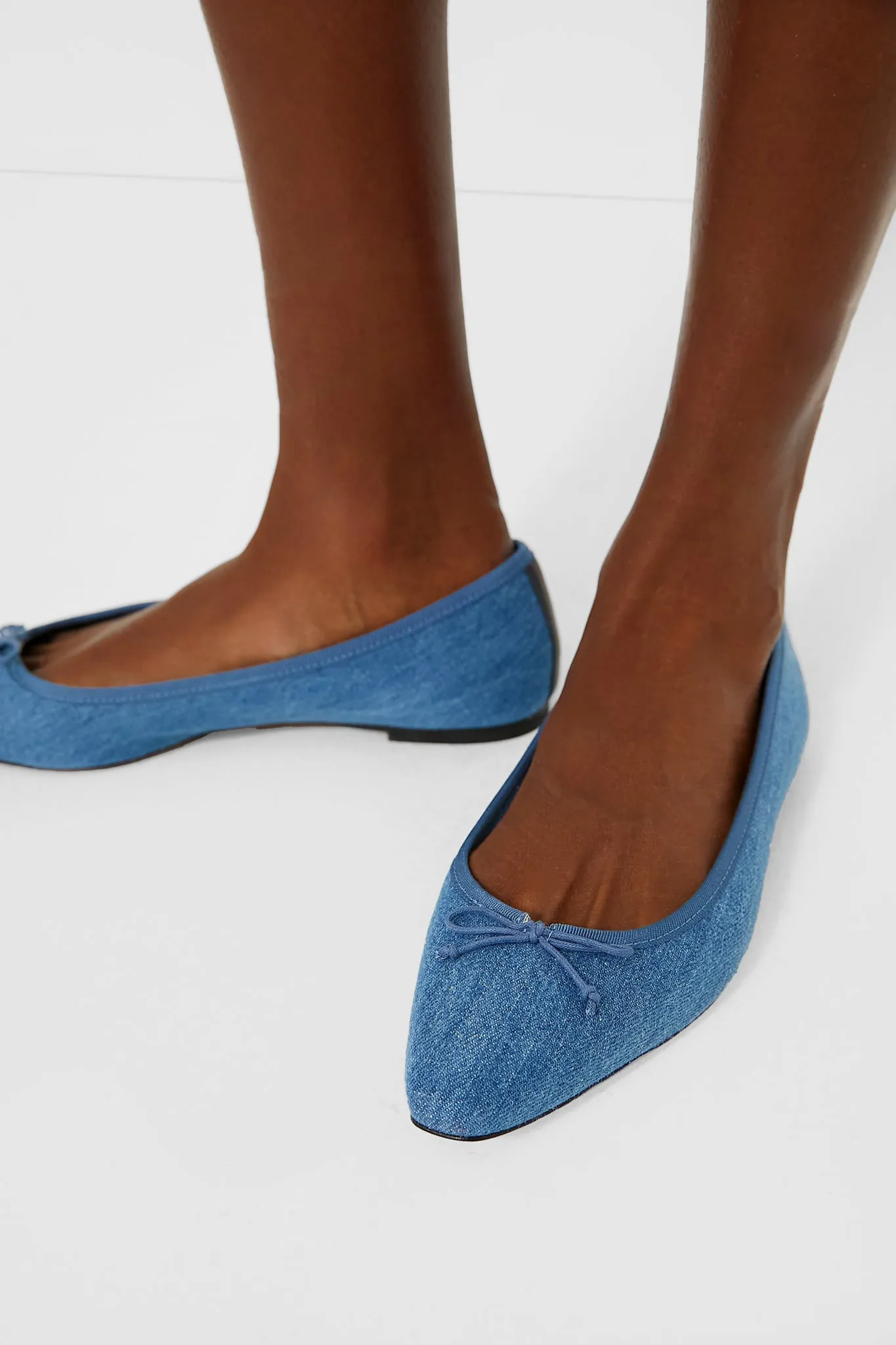 Mid Blue Catherine Flats