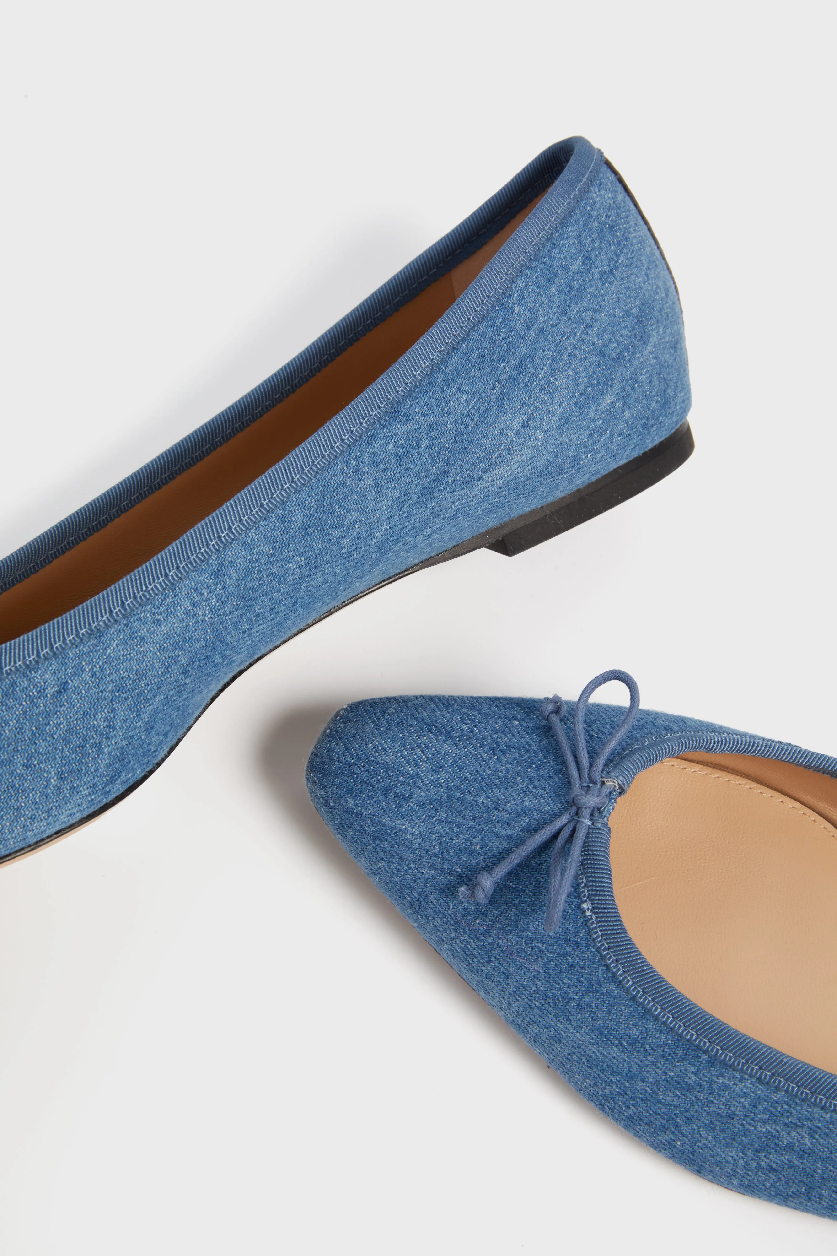 Mid Blue Catherine Flats