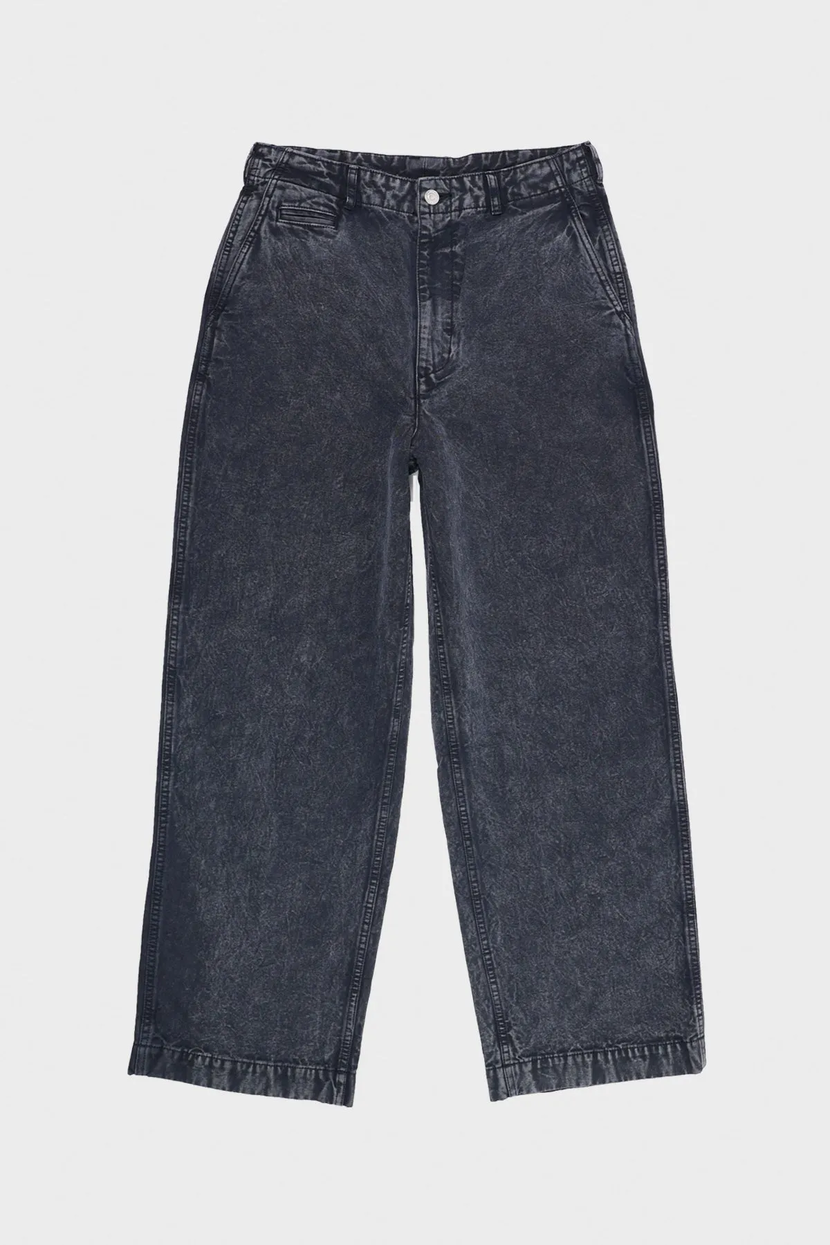 Military Trousers - Navy Chemical Duck