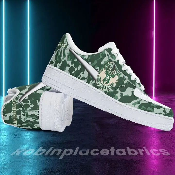 Milwaukee Bucks Nba Af1 V1 Basketball Sneakers For Men Women