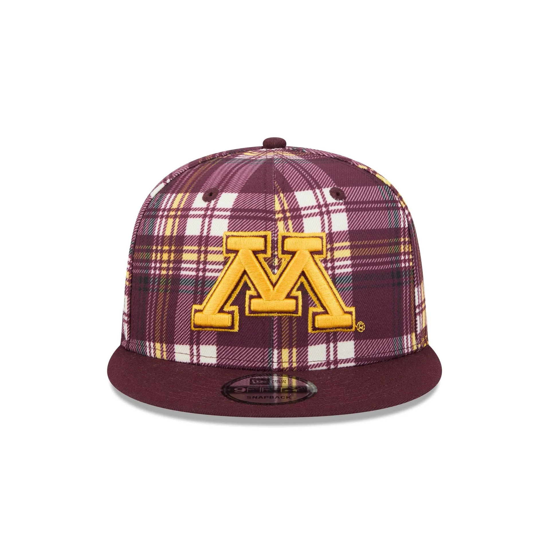 Minnesota Gophers Plaid 9FIFTY Snapback Hat