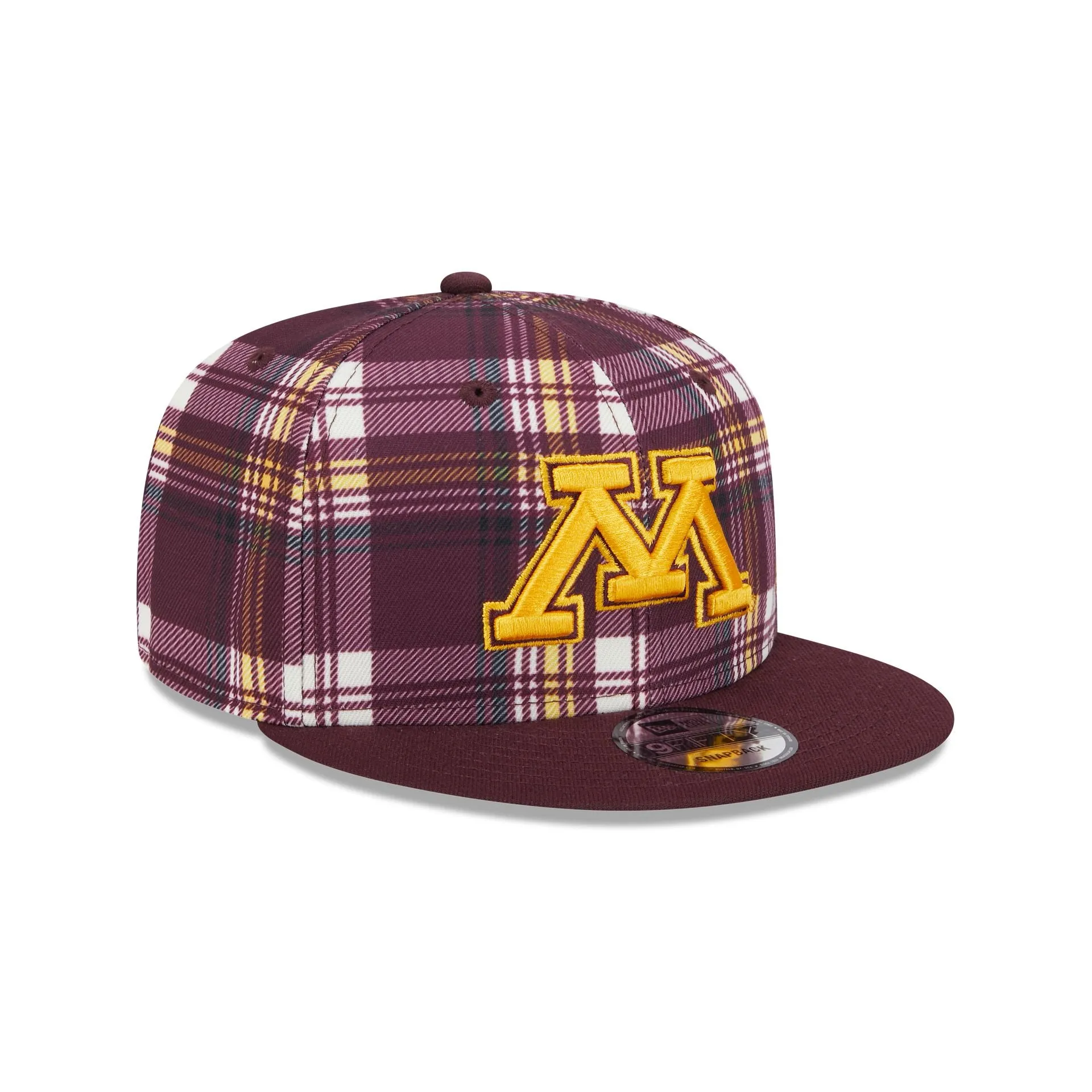 Minnesota Gophers Plaid 9FIFTY Snapback Hat