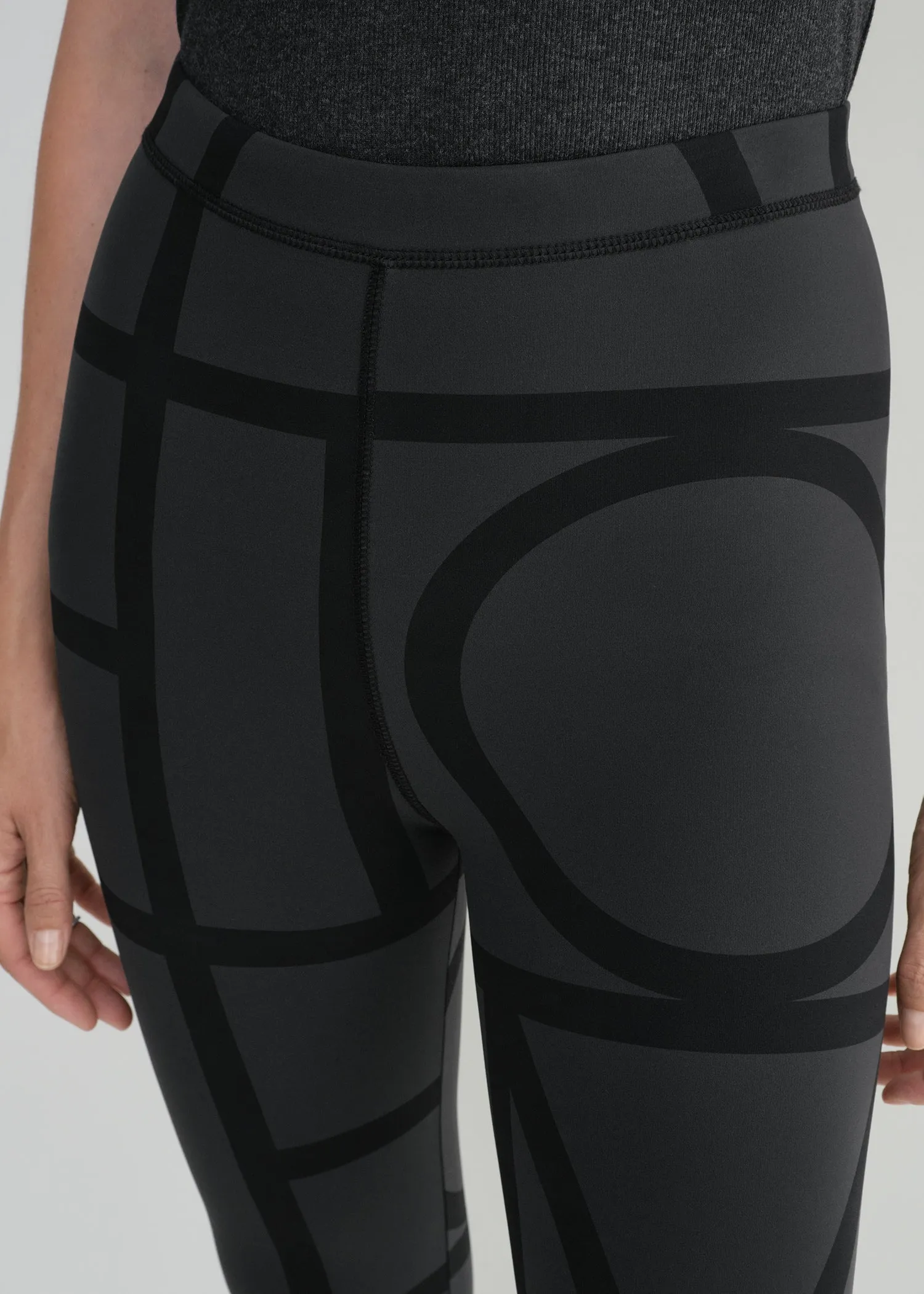 Monogram leggings black