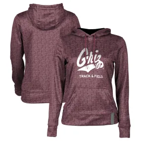 Montana Grizzlies Women's Maroon Track & Field Pullover Hoodie