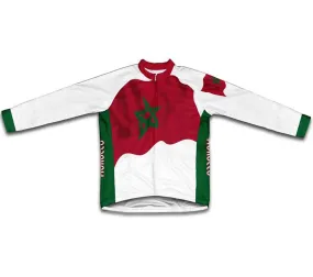 Morocco Flag Winter Thermal Cycling Jersey