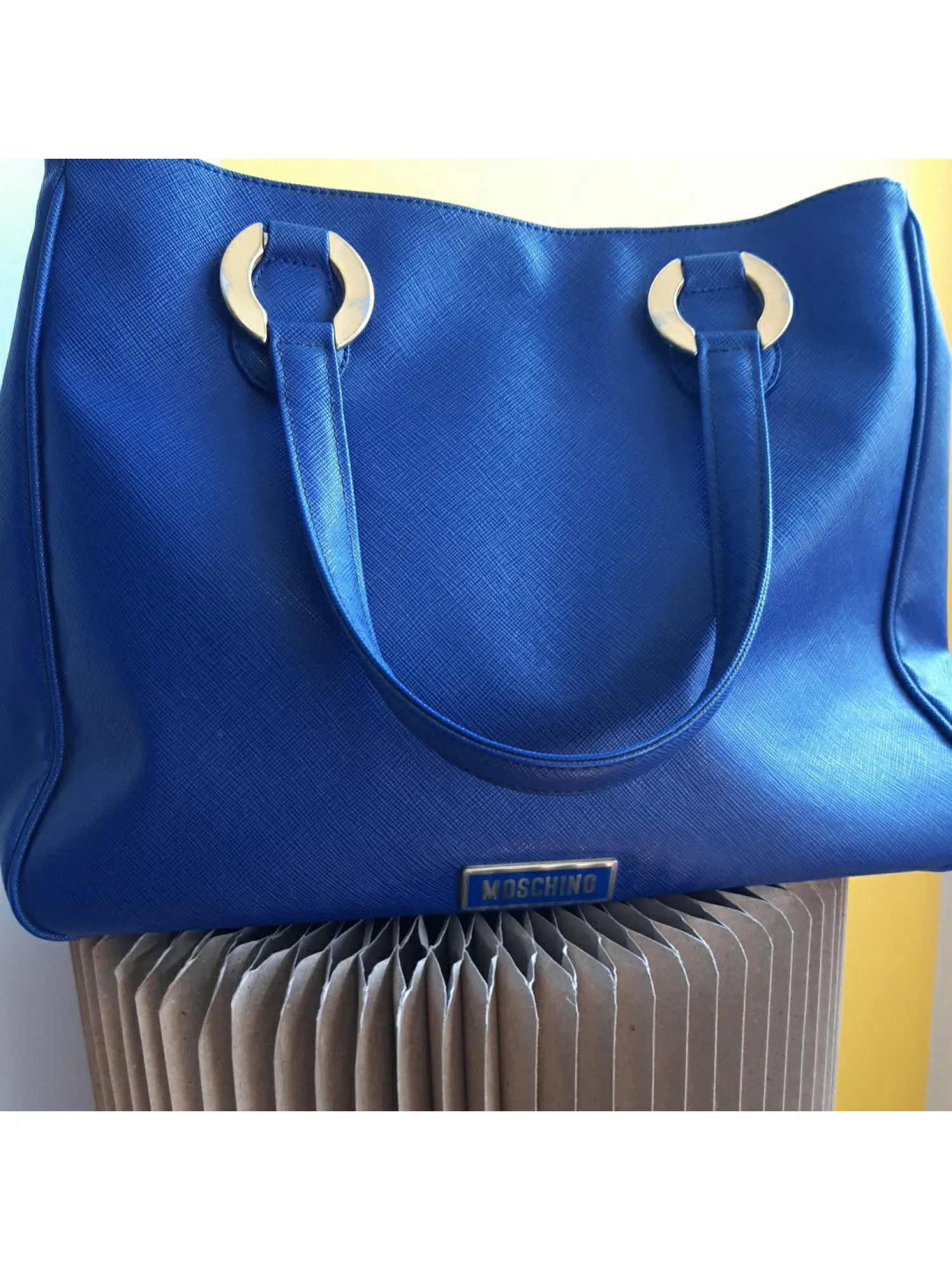 MOSCHINO, preloved, blue bag