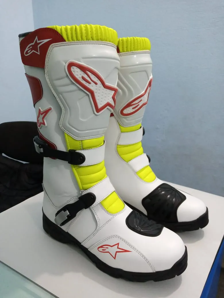 MOTORBIKE RACEING LEATHER BOOT MN-06