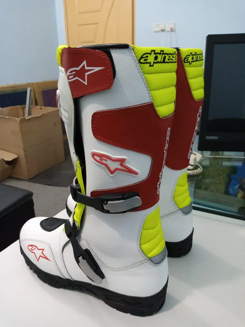 MOTORBIKE RACEING LEATHER BOOT MN-06