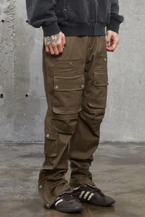 Multi Pocket Knee Trousers