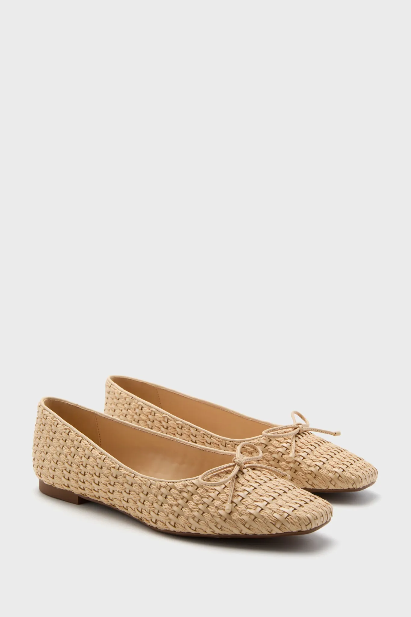 Natural Nibs Arissa Straw Flats