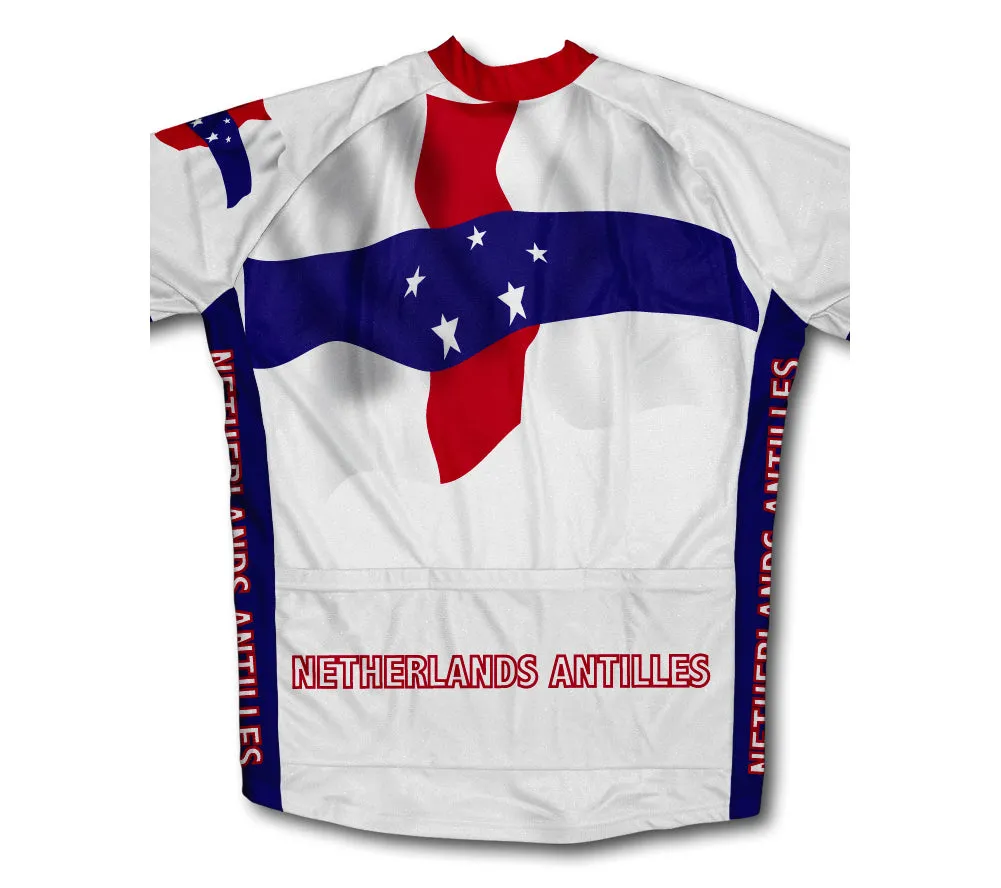 Netherland Antilles Flag Winter Thermal Cycling Jersey