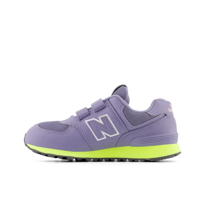 New Balance Infant Youth Girls 574 Hook And Loop Shoe - PV574MSD