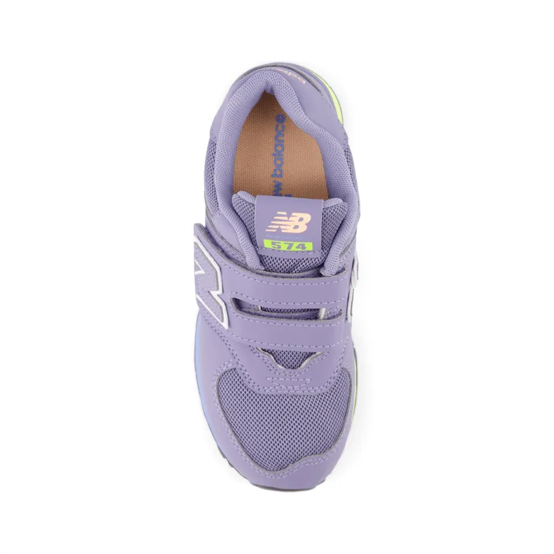 New Balance Infant Youth Girls 574 Hook And Loop Shoe - PV574MSD