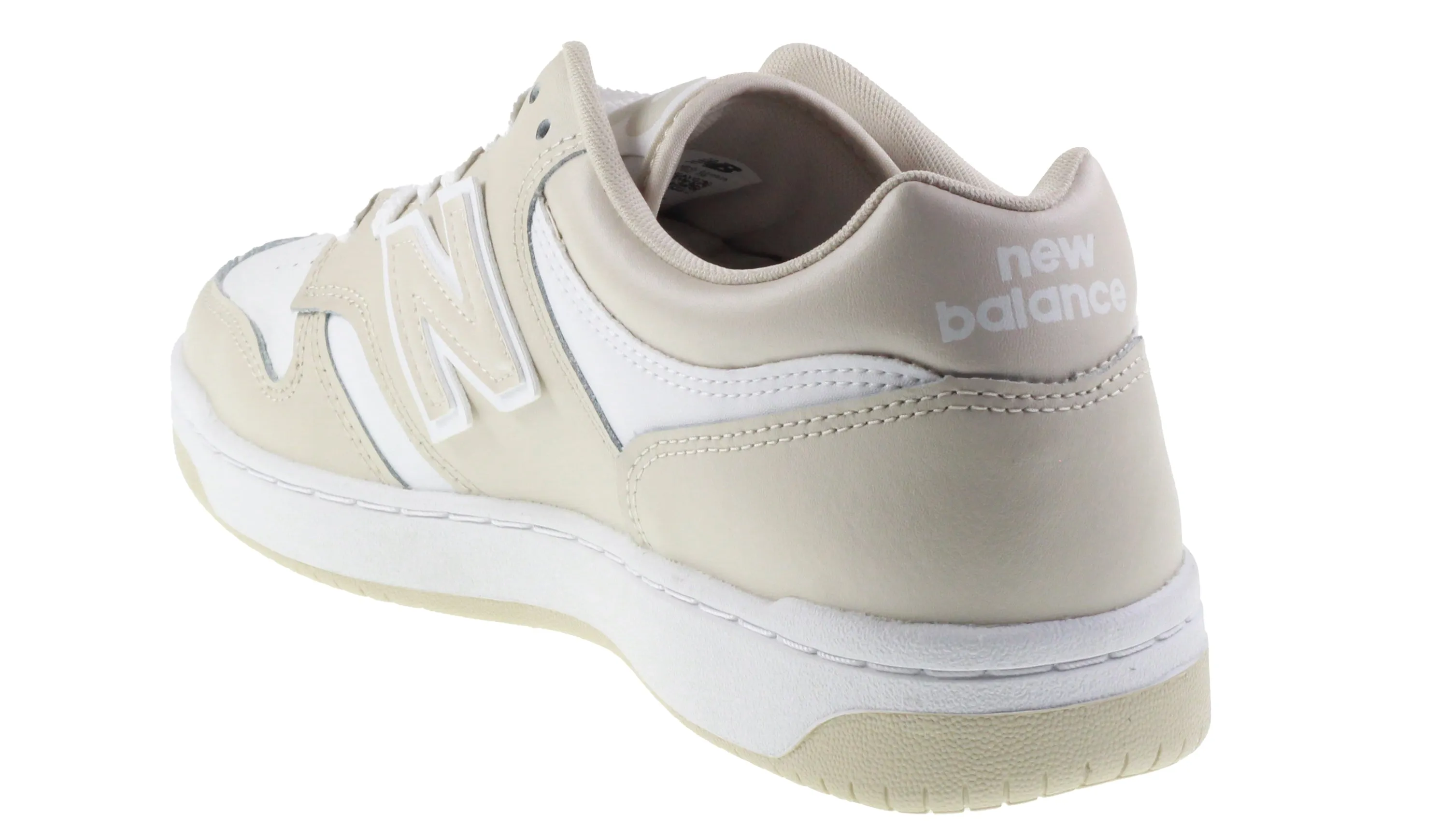 New Balance Trainers Mens 480 Low Leather Dark Mushroom