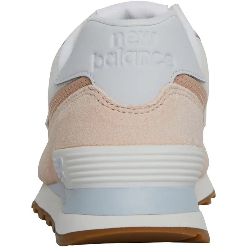 New Balance Womens 574 Trainers Roase Water/Sea Salt