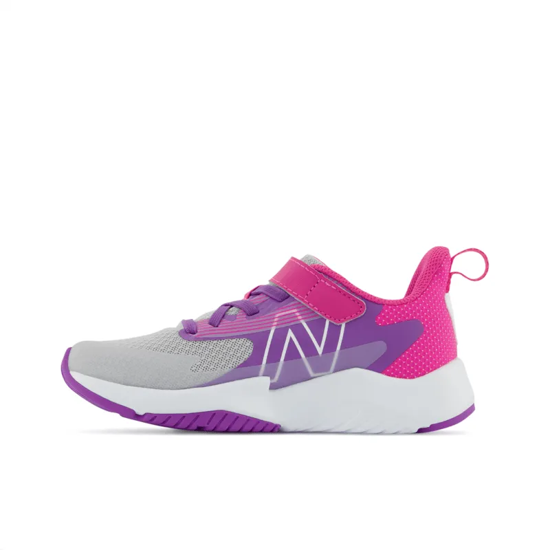 New Balance Youth Girls Rave Run V2 Bungee Lace with Top Strap - YTRAVGP2