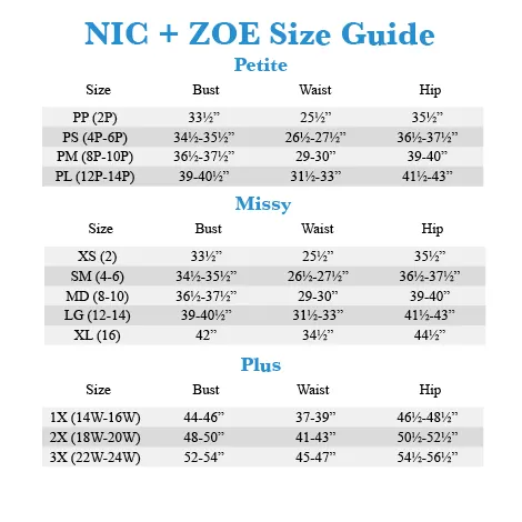 NIC+ZOE Lace Cami Tank