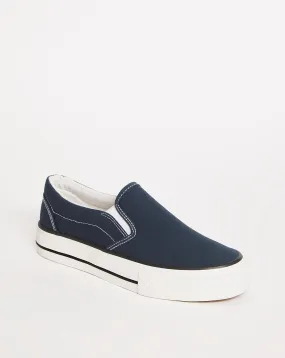 Nielson Slip On Chunky Sole Trainers Wide E Fit