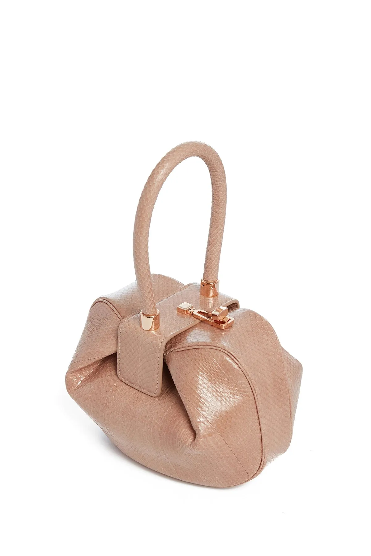 Nina Bag in Nude Snakeskin