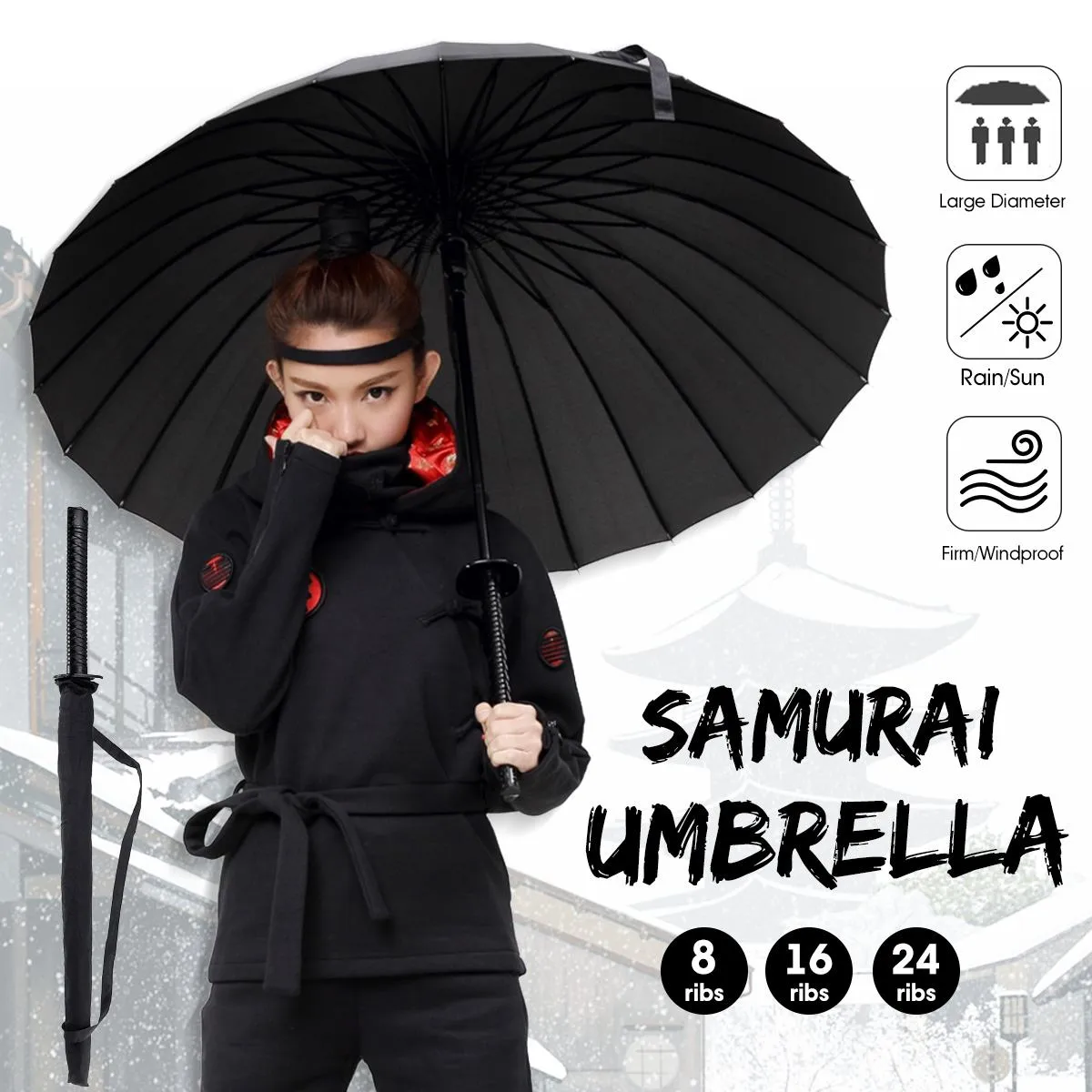 ninja sword umbrella