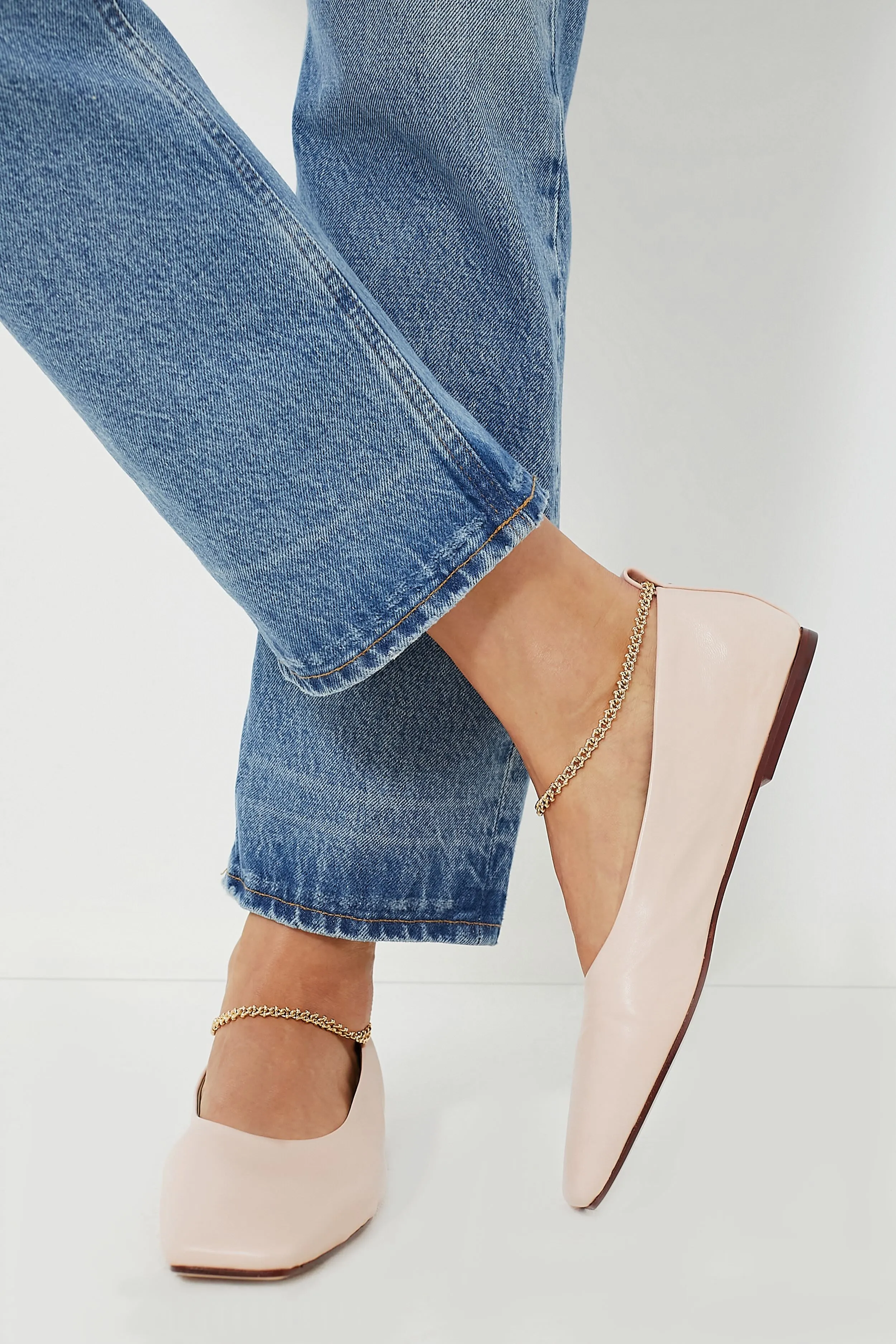 Nude Augusta Ballet Flats