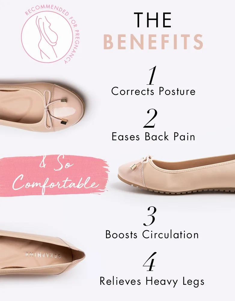 Nude Quilted Ballet Flats