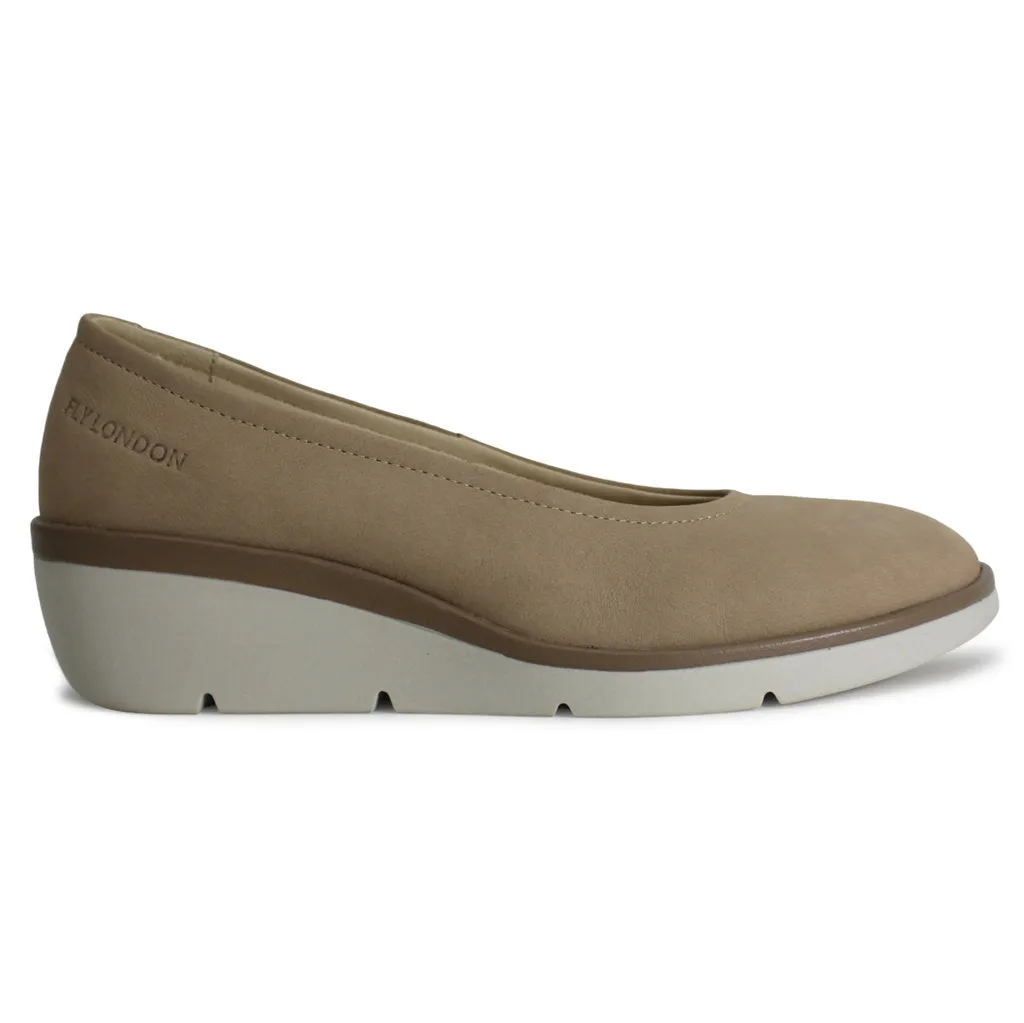 Numa570Fly Leather Women's Wedge Sole Shoes