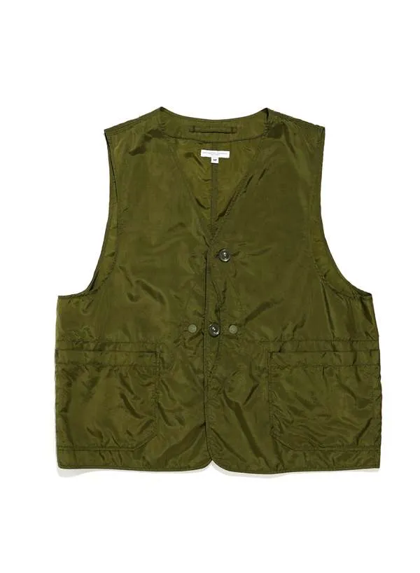 Nylon Micro Ripstop Upland Vest - Olive