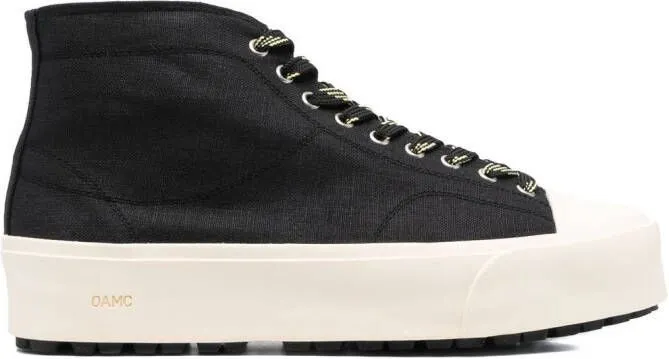 OAMC chunky-flat-sole sneakers Black