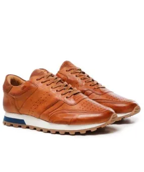 Oliver Sweeney Tan Leather Orjais Trainers | Jules B