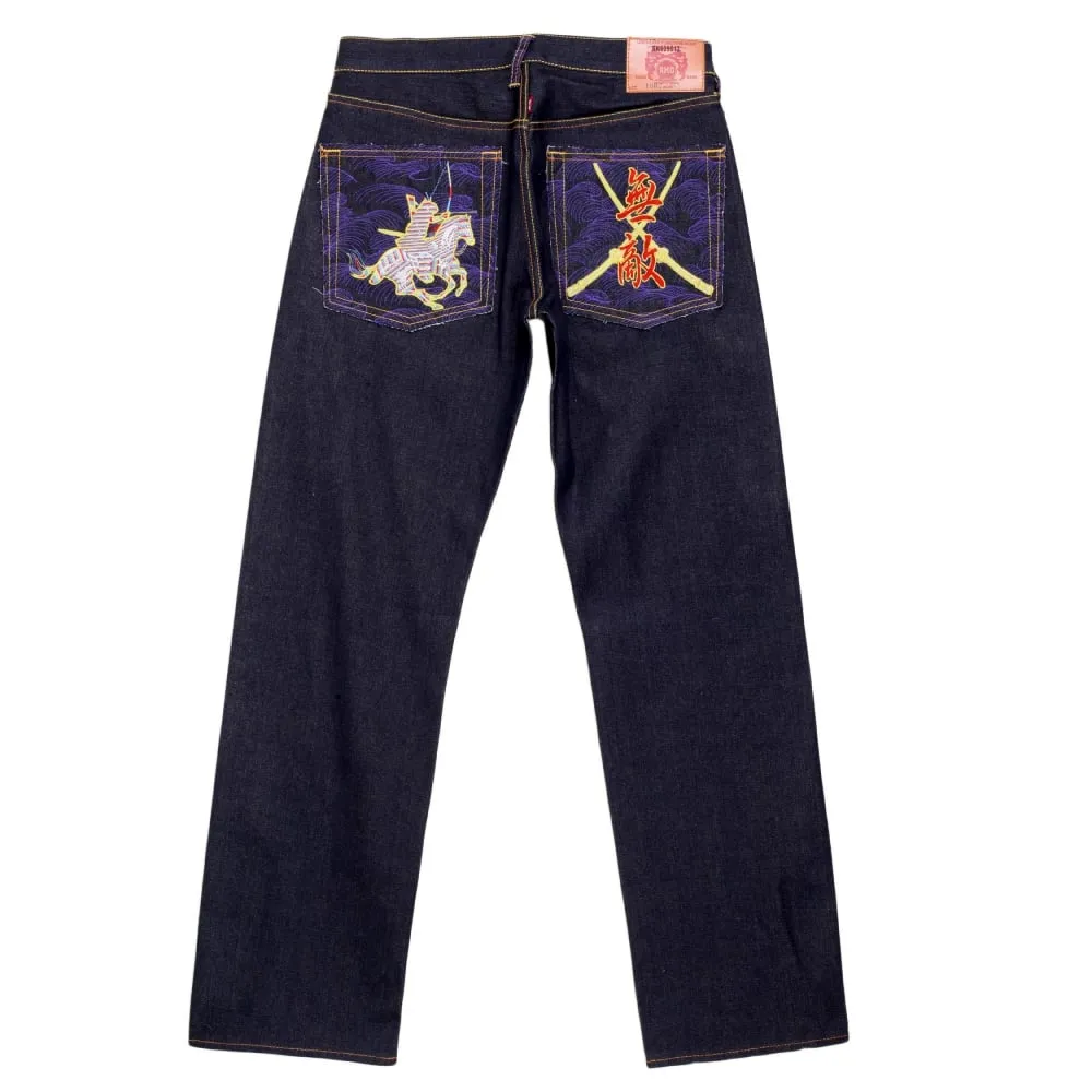 Oroginal Cut Horse and Sword Dark Indigo Raw Denim Jeans