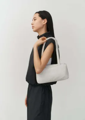 Padded Square Shoulder Bag - Off White