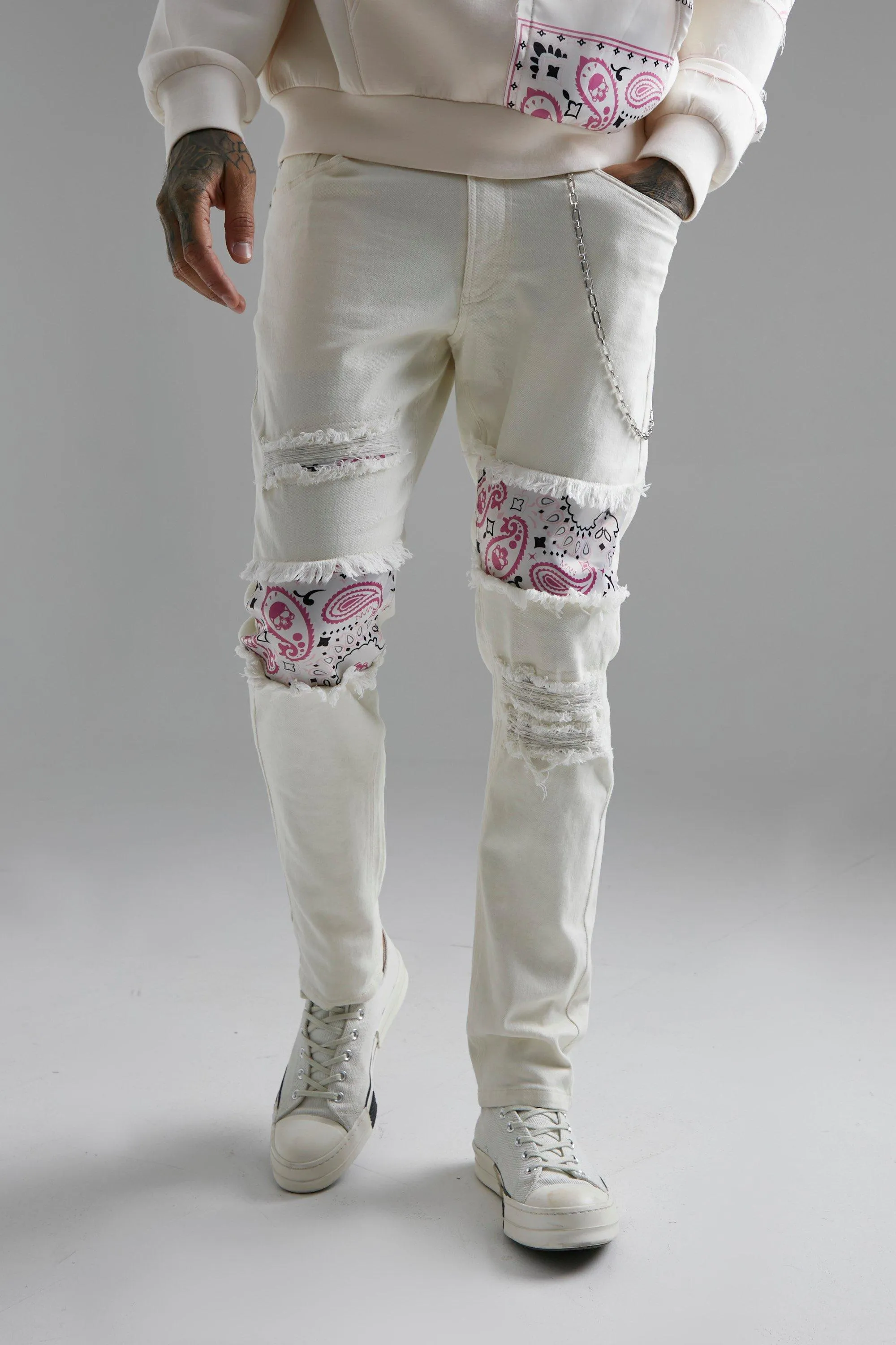 Paisley Patchwork Jeans