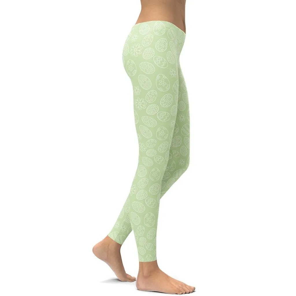 Peeking Easter Bunny Leggings