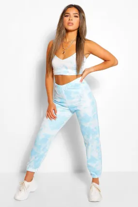 Petite Tie Dye Boyfriend Joggers