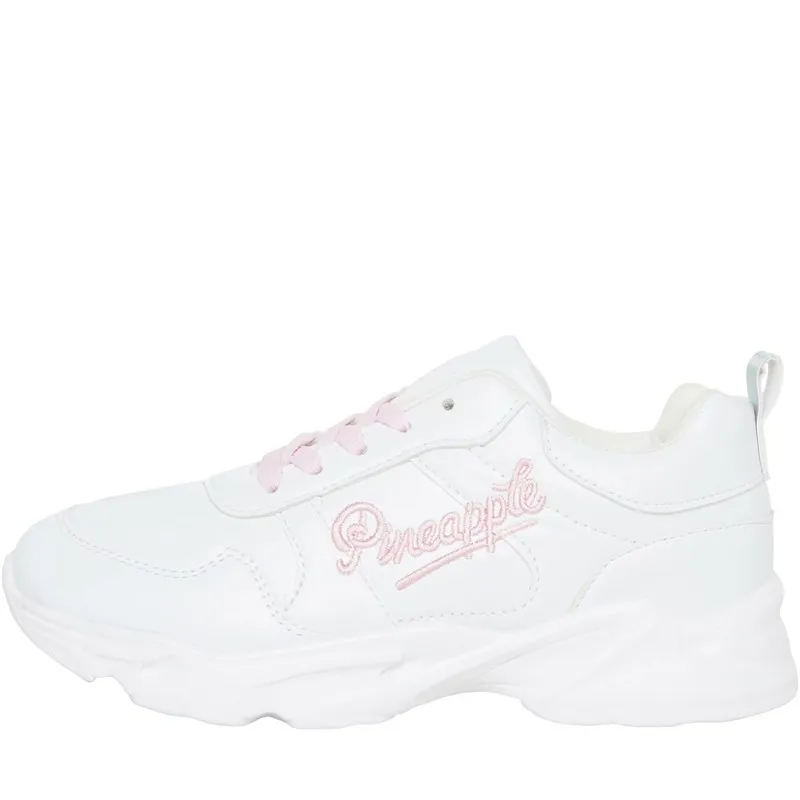 Pineapple Junior Girls Trainers White