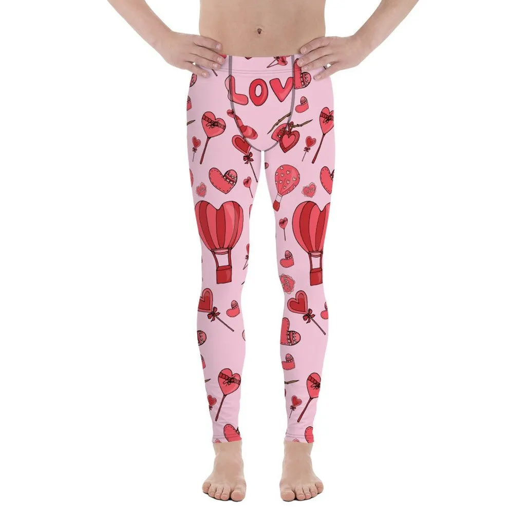 Pink Love Men's Leggings