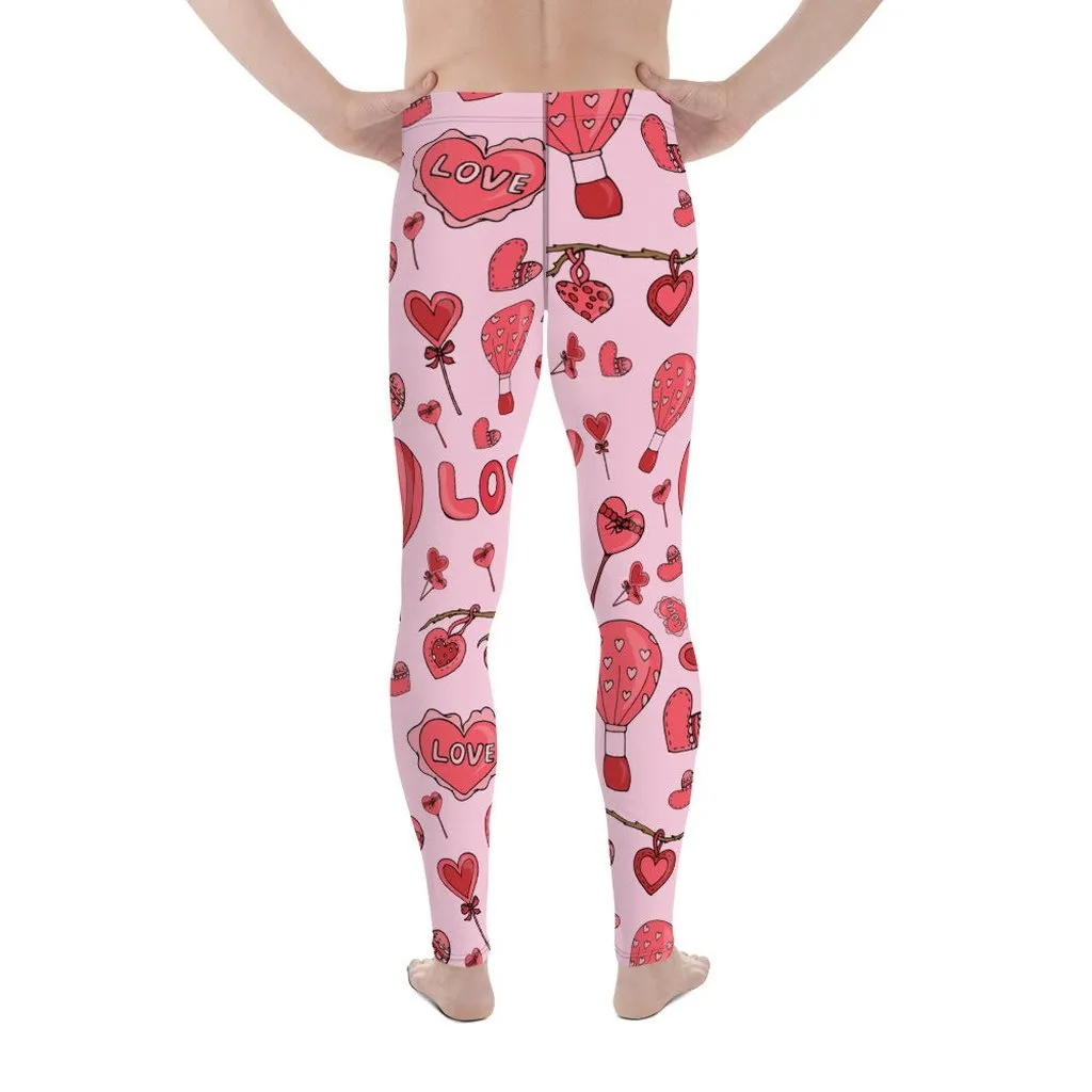 Pink Love Men's Leggings