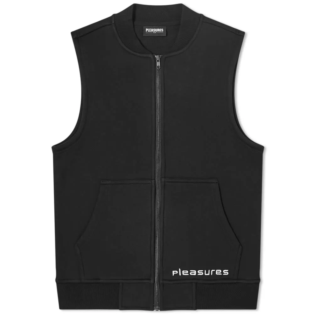 PLEASURES Power Fleece VestBlack