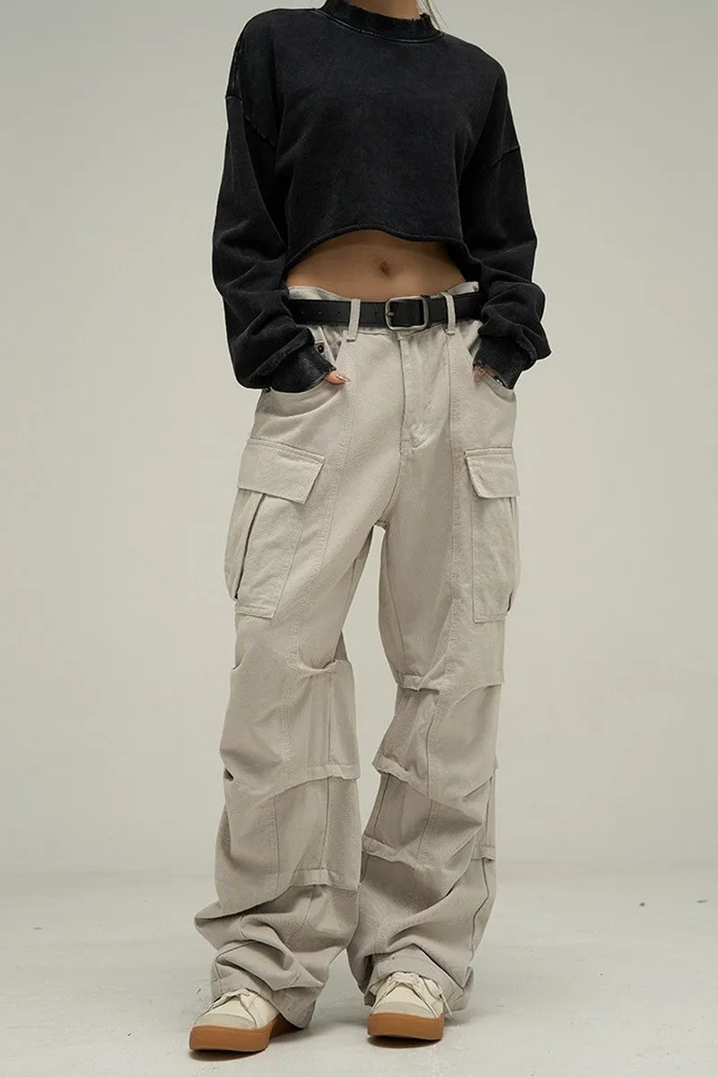 Pleated Oversized Trousers