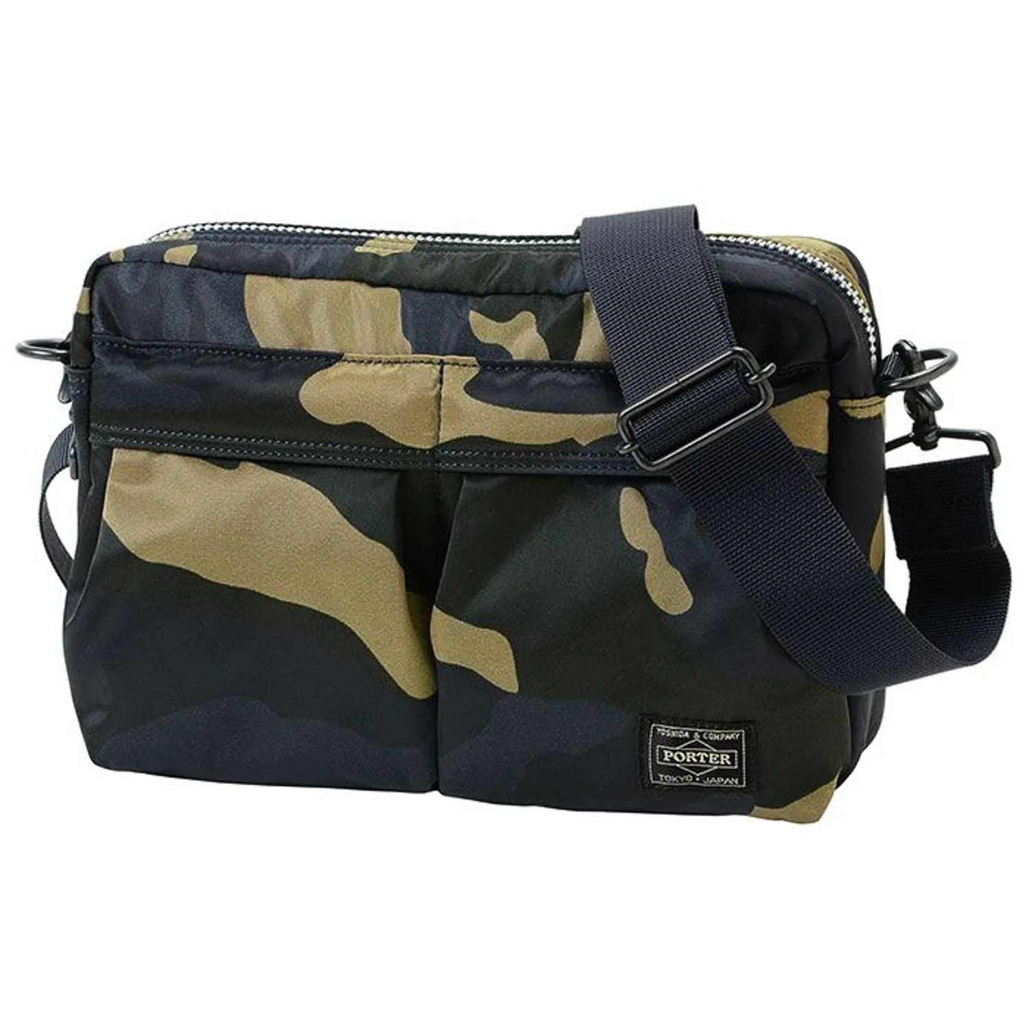 Porter Counter Shade Shoulder Bag Woodland Khaki