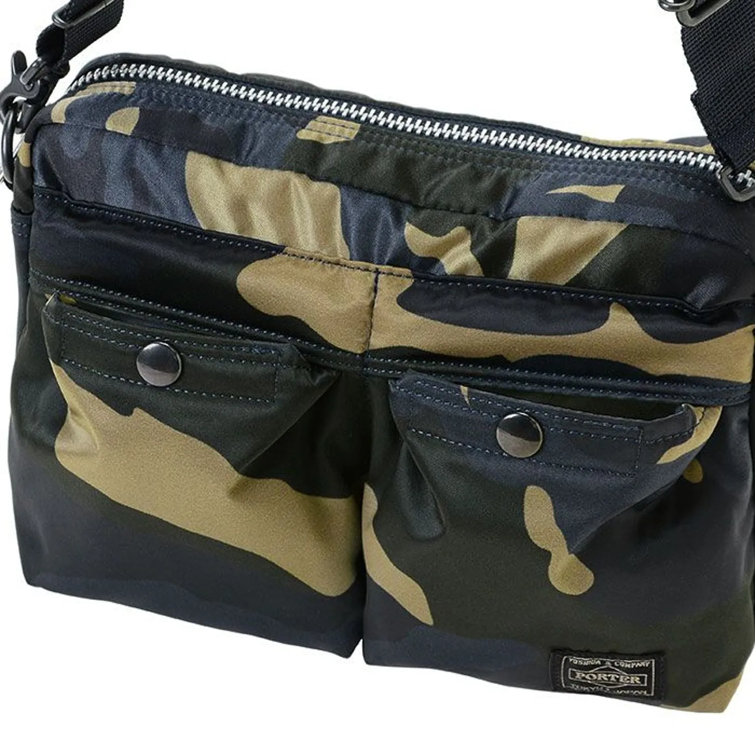 Porter Counter Shade Shoulder Bag Woodland Khaki