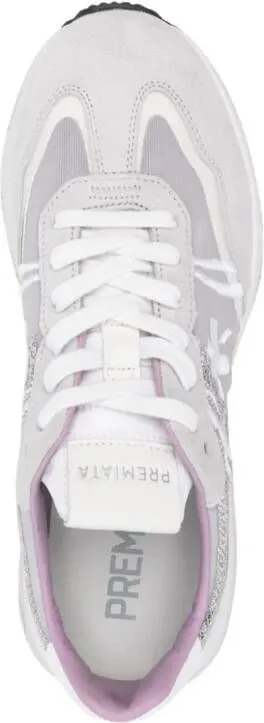 Premiata Cassie sequin-embellished sneakers Grey