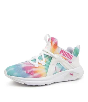 PUMA Enzo 2 Tiedye Ps Jnr Wht