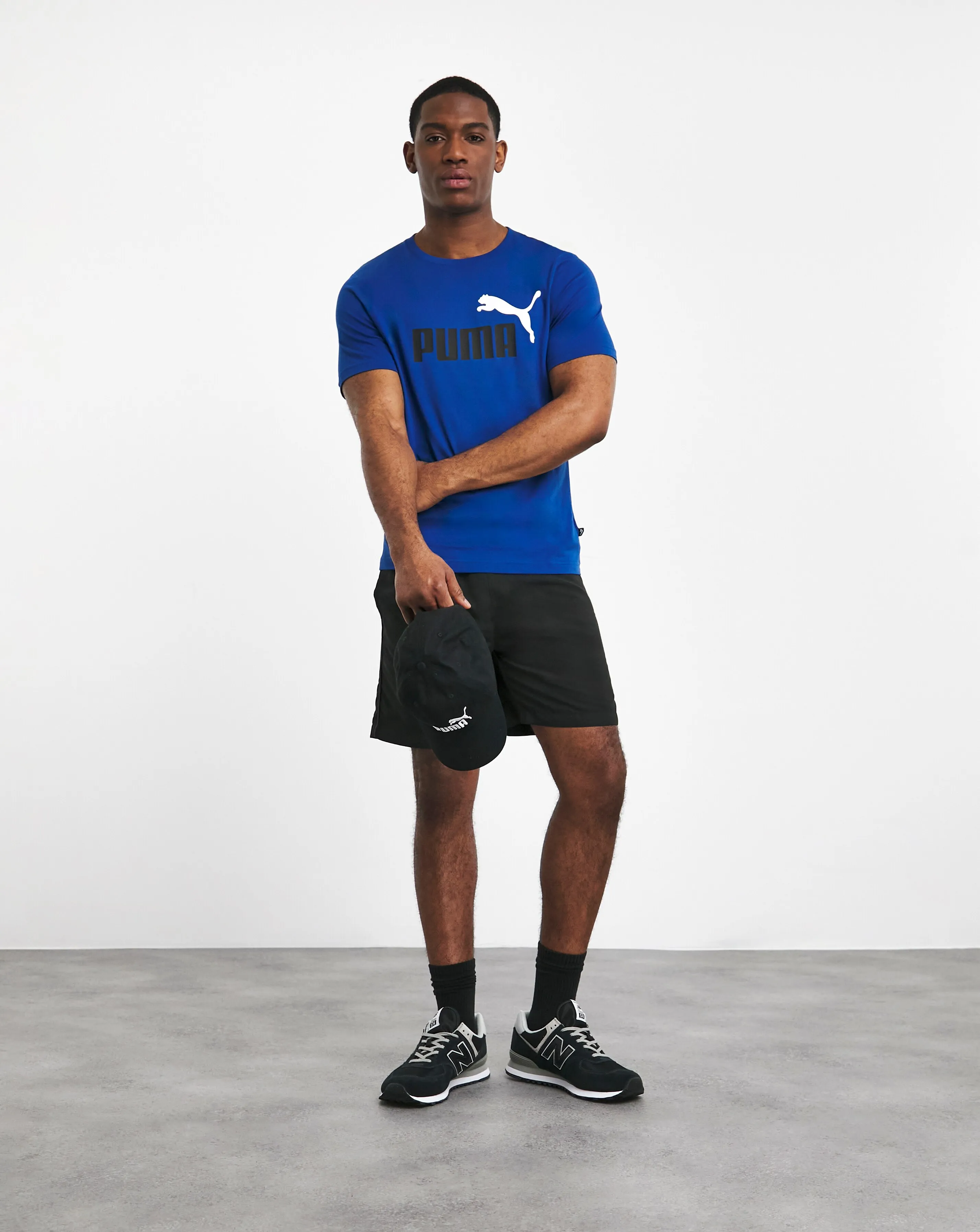 PUMA Essentials 2 Colour Logo T-Shirt